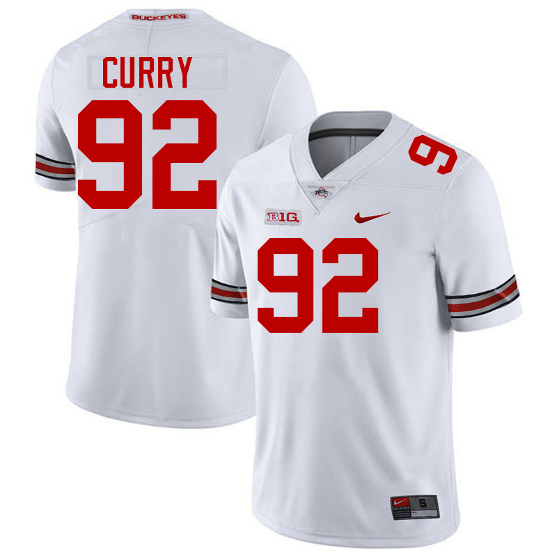 Caden Curry Ohio State Buckeyes Jersey College Football Uniforms-White